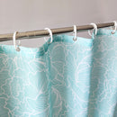 Polyester Shower Curtain, Waterproof Bath Curtain with Hooks