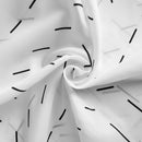 Polyester Shower Curtain, Waterproof Bath Curtain with Hooks