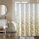 Shower Curtain With Hooks, Waterproof Polyester Fabric, Washable Bath Curtain UK