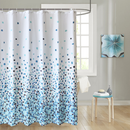 Shower Curtain With Hooks, Waterproof Polyester Fabric, Washable Bath Curtain UK