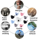 Ice Silk Face Mask With/Without Filter, Washable & Dust Proof, Breathable & Safety Mask