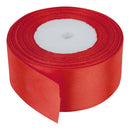 40mm/50mm Double Sided Satin Polyester Ribbon For DIY Art & Craft, Gift Wrapping - 25 Metres