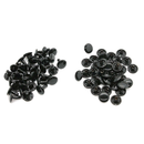 10mm Double Cap Tubular Rivets, 100 Set Leather Rivets for Clothing Repair, DIY Leathercrafts