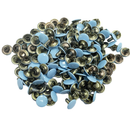10mm Double Cap Tubular Rivets, 100 Set Leather Rivets for Clothing Repair, DIY Leathercrafts