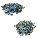 10mm Double Cap Tubular Rivets, 100 Set Leather Rivets for Clothing Repair, DIY Leathercrafts