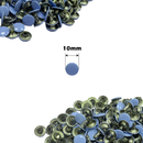10mm Double Cap Tubular Rivets, 100 Set Leather Rivets for Clothing Repair, DIY Leathercrafts