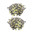 10mm Double Cap Tubular Rivets, 100 Set Leather Rivets for Clothing Repair, DIY Leathercrafts