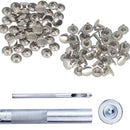 100pcs Double Cap Tubular Rivets with Fixing Hand Tool Set