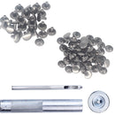 100pcs Double Cap Tubular Rivets with Fixing Hand Tool Set