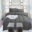 Ultra Soft Duvet Cover with Zipper Closure & 2 Matching Pillow Covers - Single/Double/King