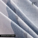 Printed Duvet Cover with Zipper Closure & Matching Pillow Covers - Single/Double/King