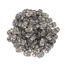 Gunmetal Skull Head Rivets With Pin Fixing Hand Tool Dies For DIY Craft Project, Leathercraft