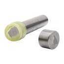 Gunmetal Skull Head Rivets With Pin Fixing Hand Tool Dies For DIY Craft Project, Leathercraft