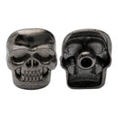 Gunmetal Skull Head Rivets With Pin Fixing Hand Tool Dies For DIY Craft Project, Leathercraft