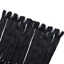 YKK Nylon Closed End Black Ziper Heavy Duty Metal Teeth For Dress & Skirt Zip