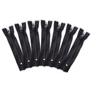 YKK Nylon Closed End Black Ziper Heavy Duty Metal Teeth For Dress & Skirt Zip