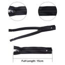 YKK Nylon Closed End Black Ziper Heavy Duty Metal Teeth For Dress & Skirt Zip