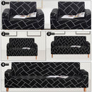 1/2/3/4 Seater High Quality Printed Sofa Covers Spandex Stretchable Polyester Sofa Protector