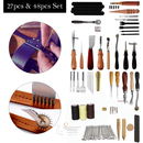 Leather Craft Hand Punch Tool Set 27pcs/48pcs DIY Stitching Tool Kit For Sewing & Crafting