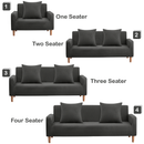 Polyester Spandex Sofa Cover Velvet Stretchy Couch Sofa Slipcover Universal Settee Protectors