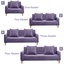 Polyester Spandex Sofa Cover Velvet Stretchy Couch Sofa Slipcover Universal Settee Protectors