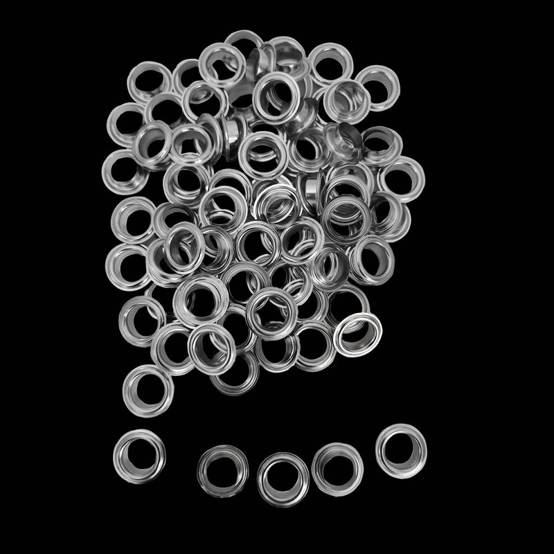 12mm Self-Piercing Banner Eyelets For Semi-Automatic Eyelet Machine, Durable Iron Grommets Without Washers