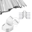 Nose Bridge Strip 85mm Aluminum Nose Wire Strips For Sewing Mask, Making Face Cover