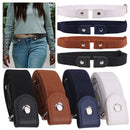Adjustable Elasticated Buckle-Free Belt, Unisex Stretch Belt