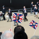 Hand Waving Flag Union Jack Small Flag on Stick for King Charles III Coronation