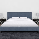 Satin Stripe Cotton Fitted Sheet - Single/Double/King/Super King