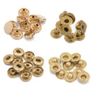 Flat Cap S Spring 10mm - 15mm Press Studs Fixing Hand Tool for DIY Projects, Handbag, Clothing, Leather Jackets