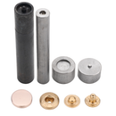 Flat Cap S Spring 10mm - 15mm Press Studs Fixing Hand Tool for DIY Projects, Handbag, Clothing, Leather Jackets