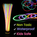 22"  Glow Stick Necklaces with Connectors, 25/50pcs