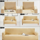 Plain Sofa Cover Elastic Stretch Couch Fit Settee Slipcover, Premium Non Slip Spandex