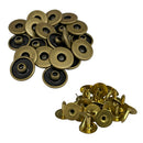 Denim Rivets Jeans Decorative 11.5mm Brass Hat Rivets For Leathercraft Decoration