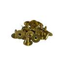 Denim Rivets Jeans Decorative 11.5mm Brass Hat Rivets For Leathercraft Decoration