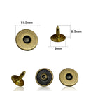 Denim Rivets Jeans Decorative 11.5mm Brass Hat Rivets For Leathercraft Decoration