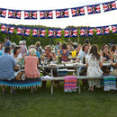 King Charles III & Queen Camilla Picture Printed Union Jack Flag Bunting, 10 Metres