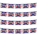 King Charles III & Queen Camilla Picture Printed Union Jack Flag Bunting, 10 Metres
