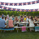 King Charles III & Queen Camilla Picture Printed Union Jack Flag Bunting, 10 Metres