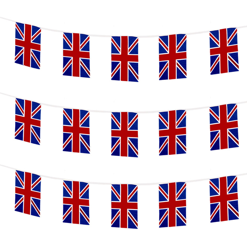 Union Jack PVC Bunting for King Charles III Coronation