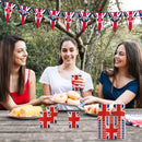 Union Jack Party Tableware Disposable Dinnerware for King Charles III Coronation
