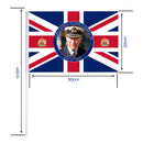 Hand Waving Flag Union Jack Small Flag on Stick for King Charles III Coronation