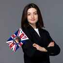 Hand Waving Flag Union Jack Small Flag on Stick for King Charles III Coronation