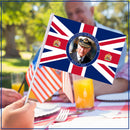 Hand Waving Flag Union Jack Small Flag on Stick for King Charles III Coronation
