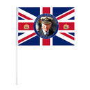 Hand Waving Flag Union Jack Small Flag on Stick for King Charles III Coronation