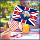 Hand Waving Flag Union Jack Small Flag on Stick for King Charles III Coronation