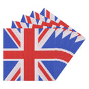 Union Jack Party Tableware Disposable Dinnerware for King Charles III Coronation
