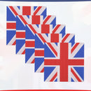 Union Jack Party Tableware Disposable Dinnerware for King Charles III Coronation