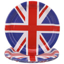 Union Jack Party Tableware Disposable Dinnerware for King Charles III Coronation